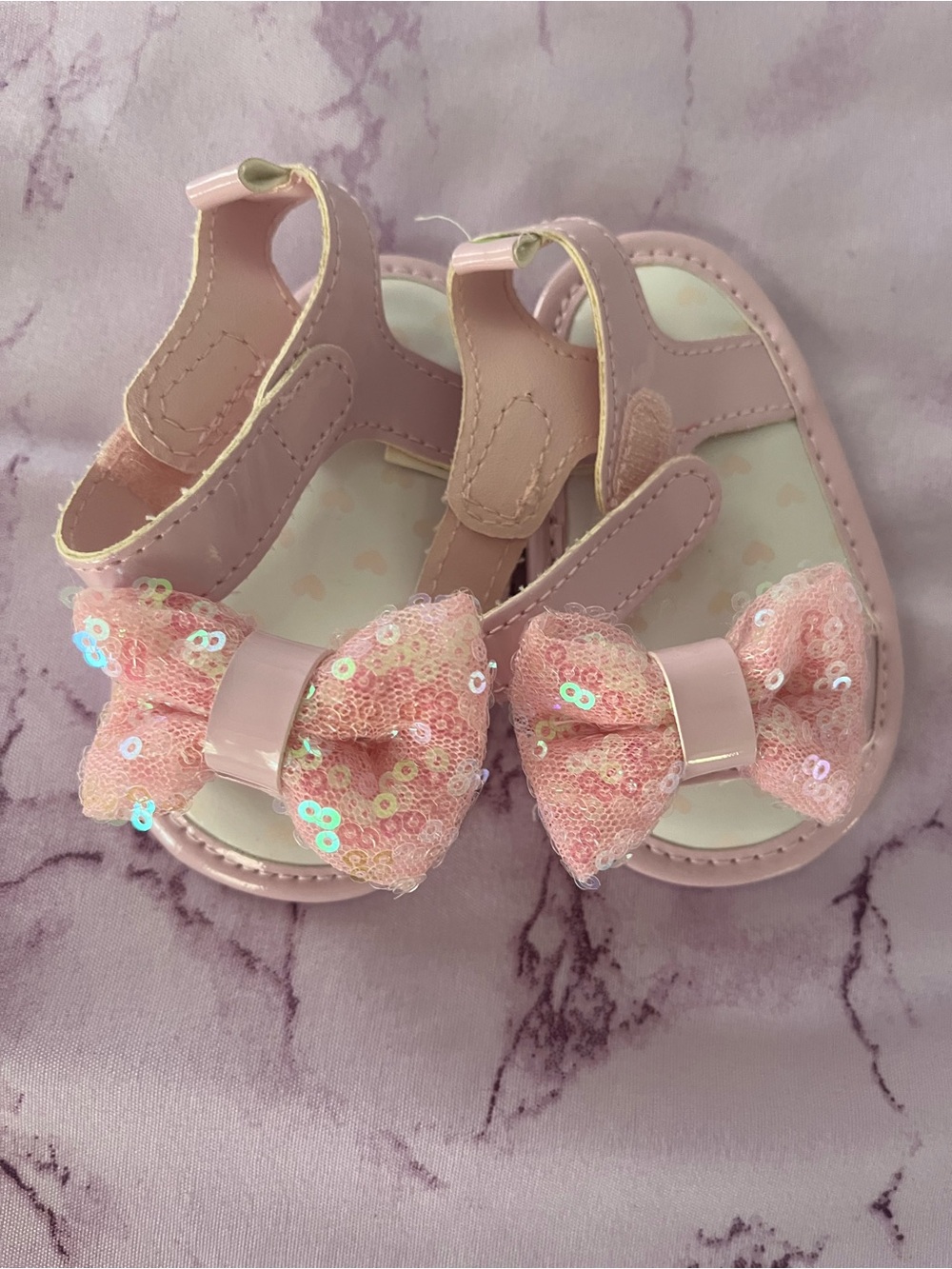 $15 = 4 pairs - Toddler Pink Bow Sandals - Cute Girls' Summer Shoes